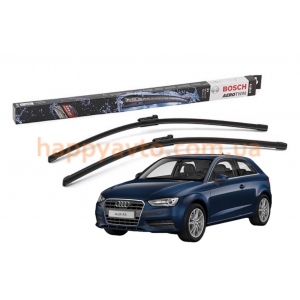 Комплект дворников на Audi A3 (8V1) 2012-2019 — Bosch AeroTwin